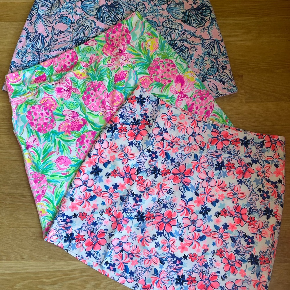 NWT lot of 3 Lilly Pulitzer Skort Size 12 or large.